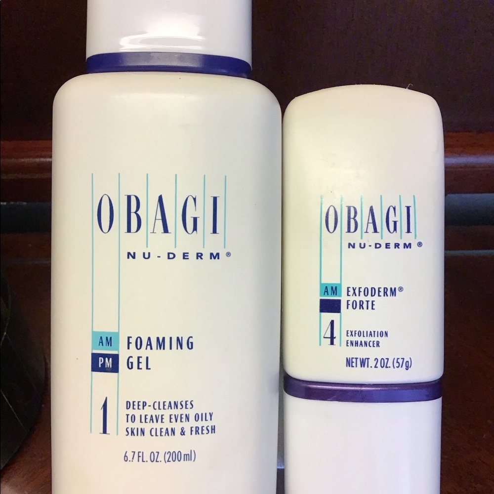 “New” OBAGI Nu-Derm-Foaming Gel & Exfoderm Forte